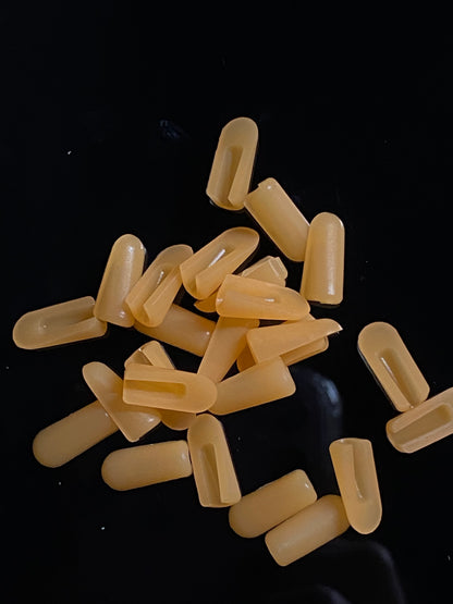 orange end caps viewed from all sides