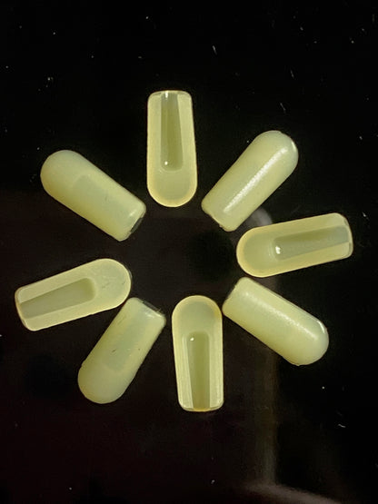 Yellow sunshine made from silicone end caps