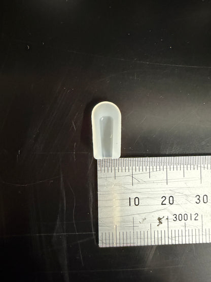Silicone end caps - White
