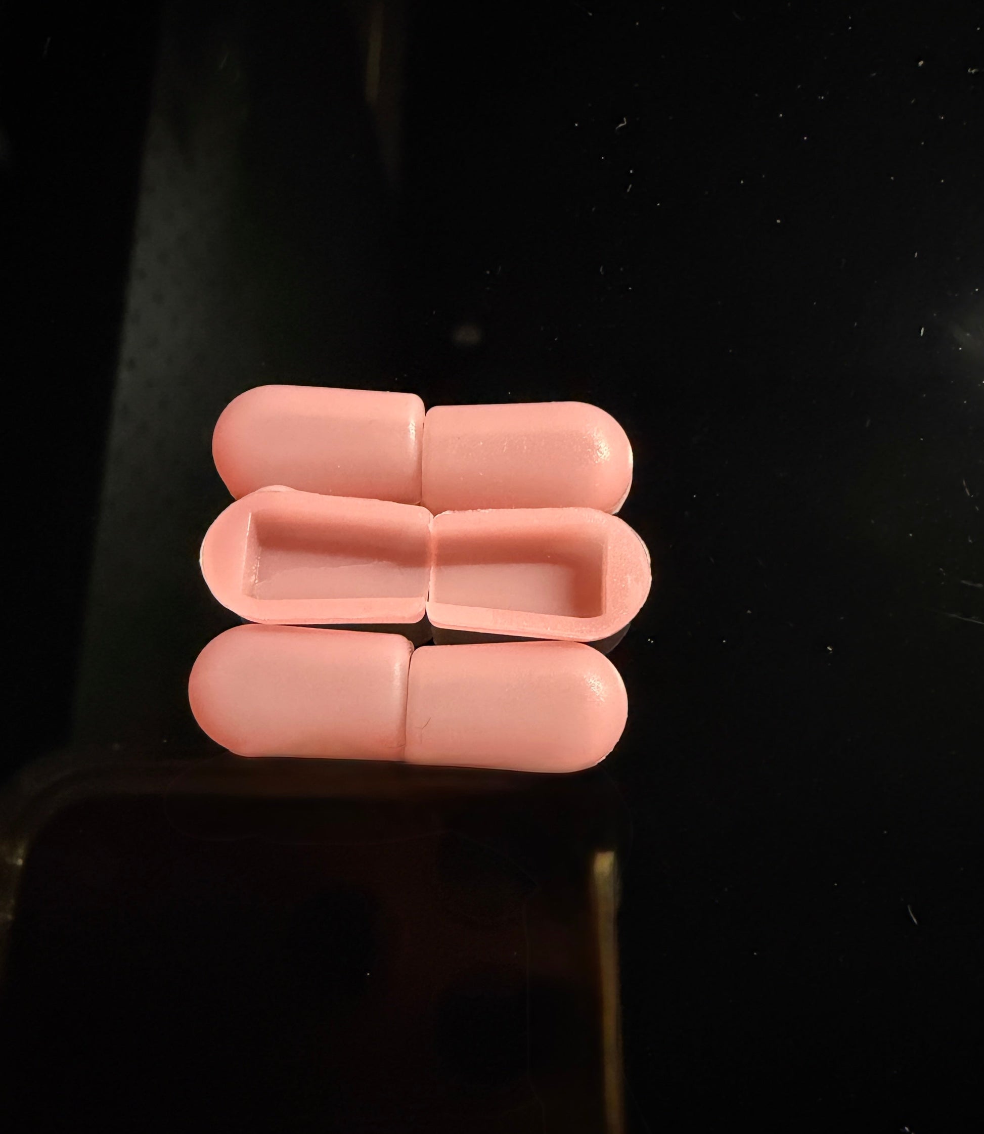 8*16mm rose pink end caps