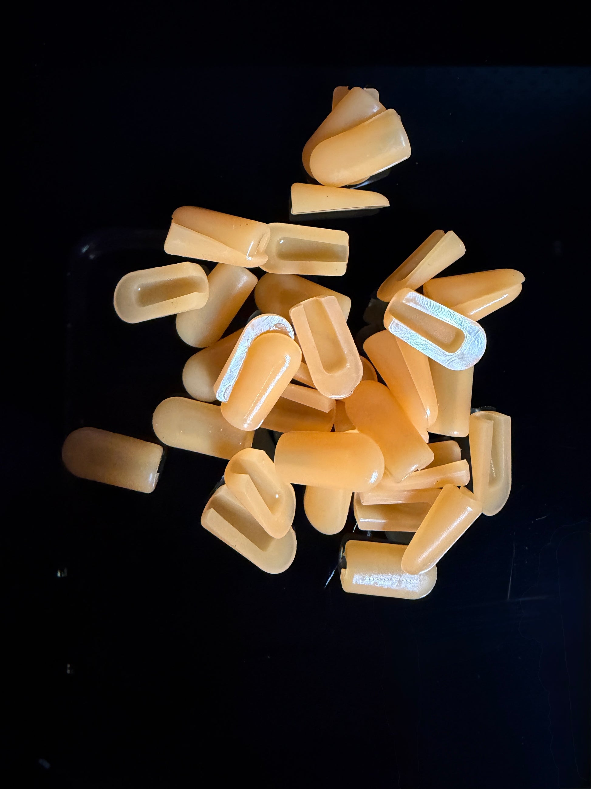 8*16mm oragne end caps