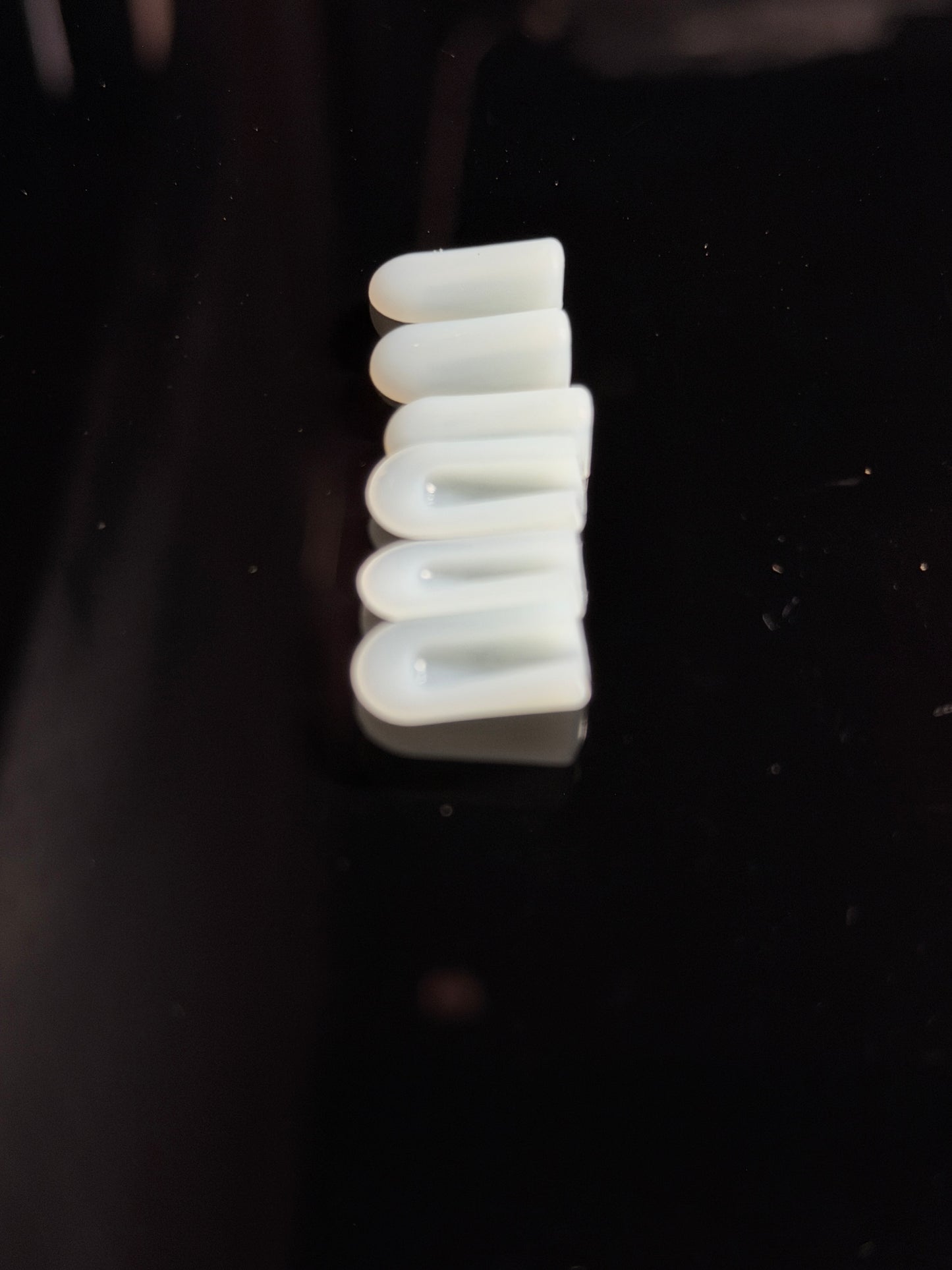 8*16mm ice blue end caps