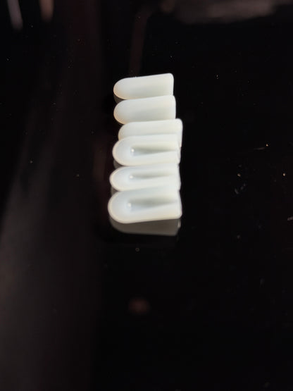 8*16mm ice blue end caps