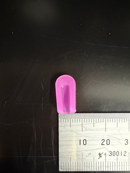 Silicone end caps - Purple