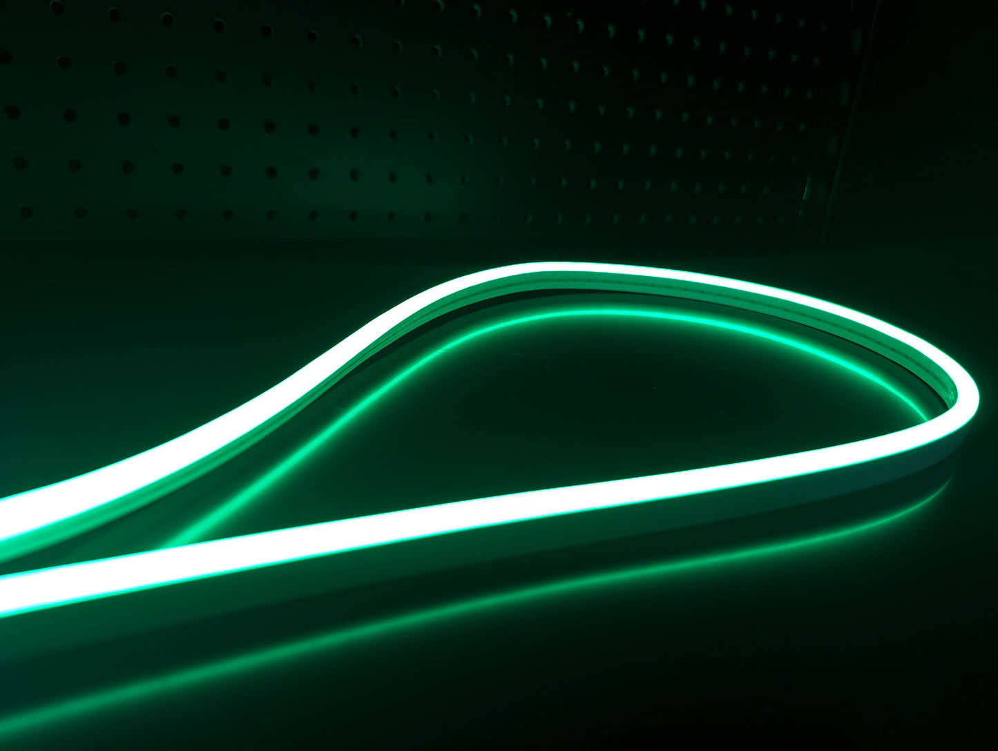Green LED silicone neon rope 5 meters