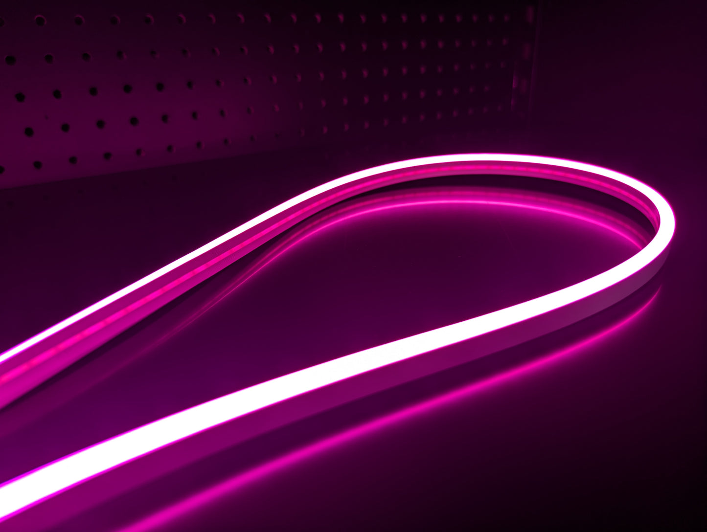 LED NEON FLEX 24V, 16x8mm, Hot Pink