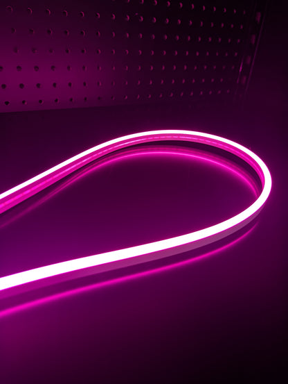 LED NEON FLEX 24V, 12x6mm, Hot Pink
