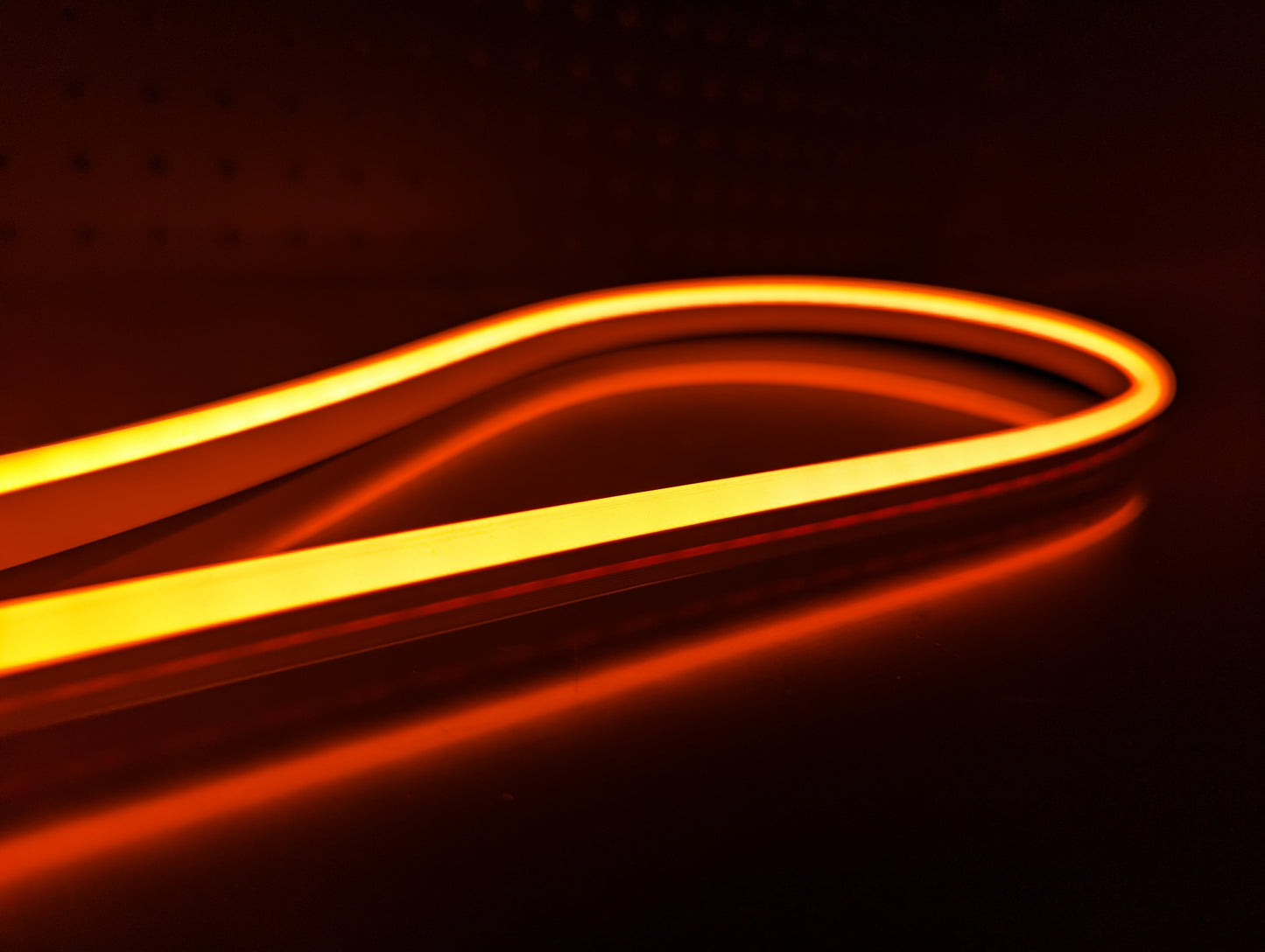 Orange LED silicone neon rope 5 meters