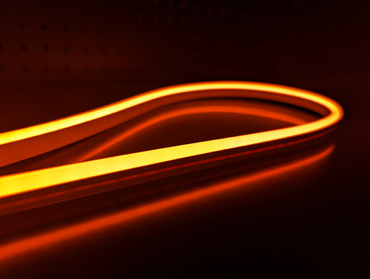 Orange LED silicone neon rope 5 meters