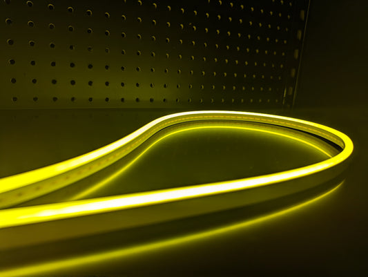 LED NEON FLEX 24V, 12x5mm, Lemon Yellow [sale]