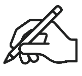 svg-file-of-pencil-in-hand-simple-black-outline-on-clear-background bolden the lines 